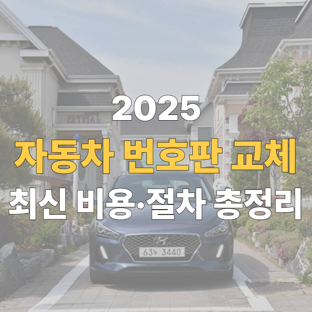 자동차 번호판 교체 대표이미지