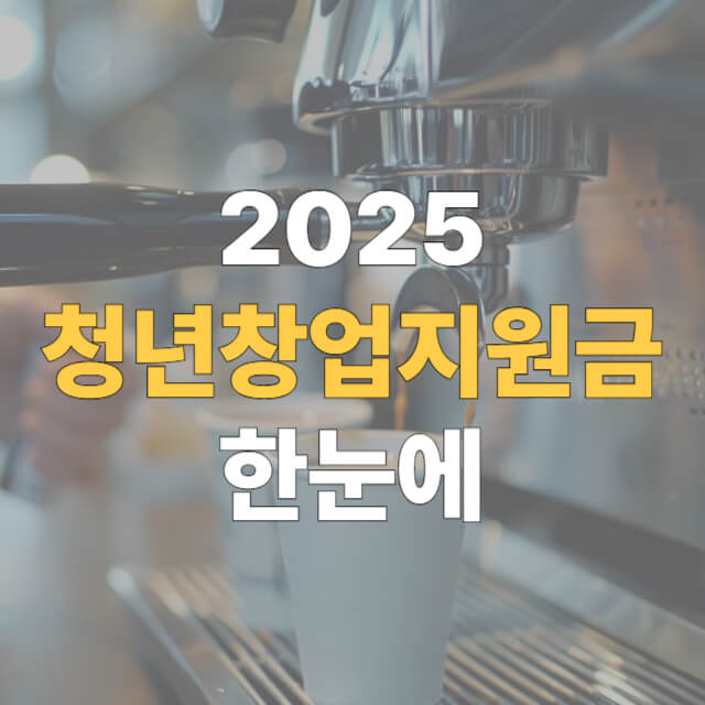 2025 청년창업지원금 대표이미지