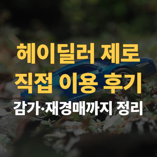 헤이딜러 제로 대표이미지