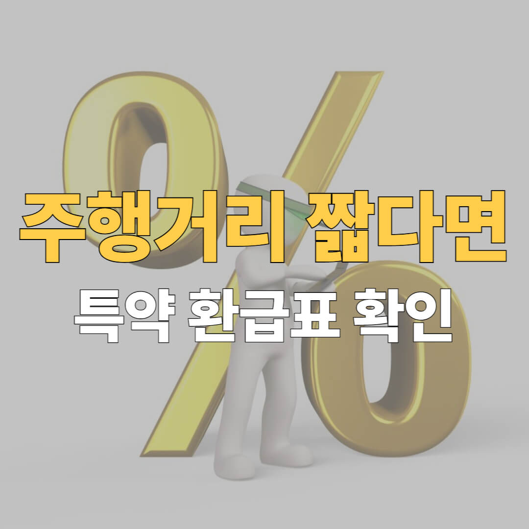 자동차 마일리지 할인율 대표이미지