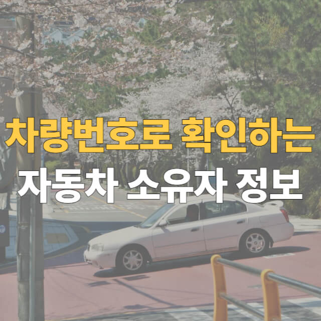 자동차 소유자 정보 대표이미지