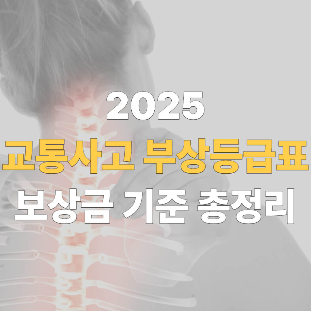 교통사고 부상 등급표 대표이미지