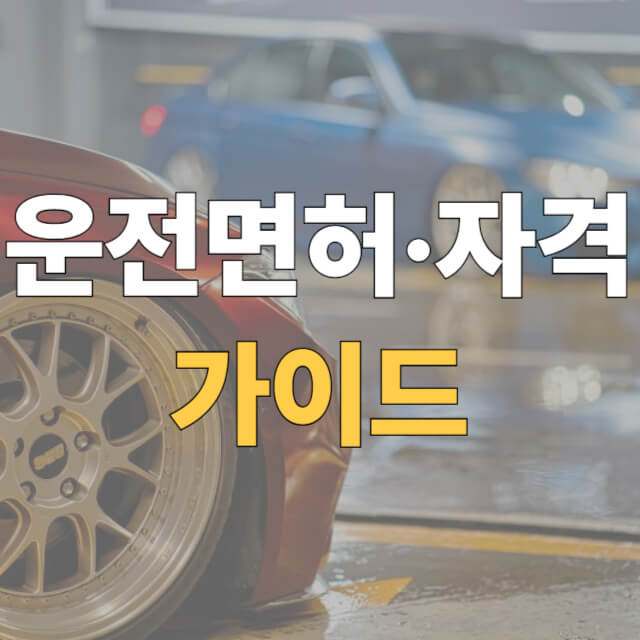 운전면허 자격 가이드 대표이미지