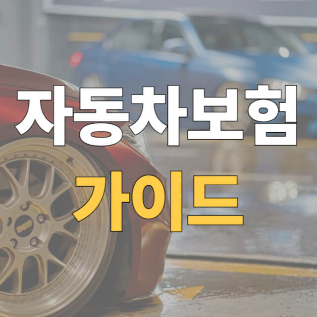 자동차보험 가이드 대표이미지