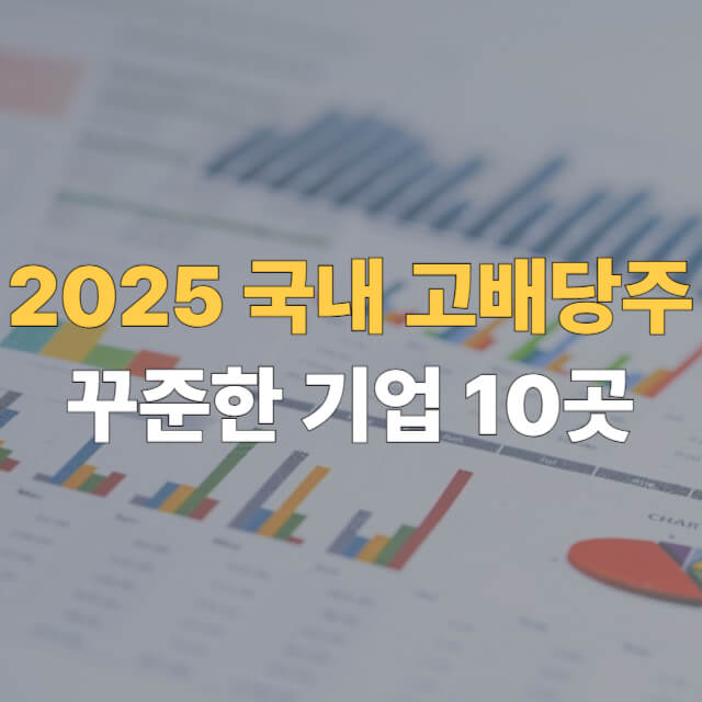 배당금 높은 국내 주식 대표이미지